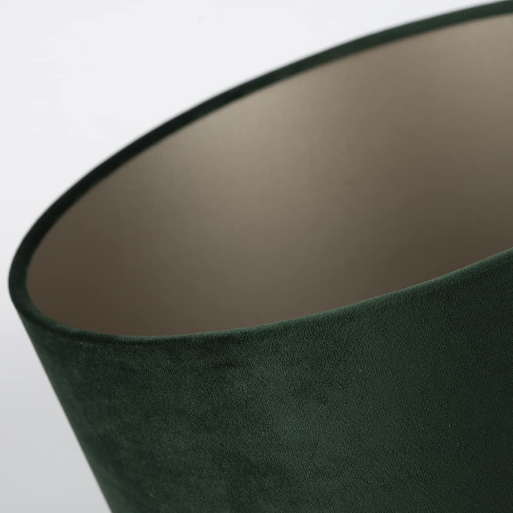 Uniqq Paralume in velluto verde scuro Ø 40 cm – 30 cm di altezza