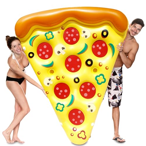 JOYIN Giant Inflatable Pizza Slice Pool Float, Fun Pool...