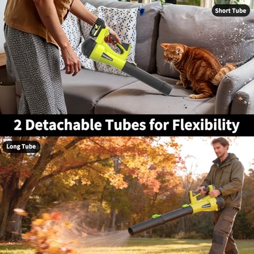 Men Cordless Leaf Blower 21V - image 8