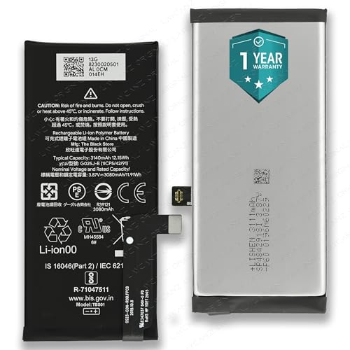 Image of Original G025J-B Battery for Google Pixel 4a 4G (Only for 4G Model) - 3140-mAh with 1 Year Warranty* (Black, G025J)