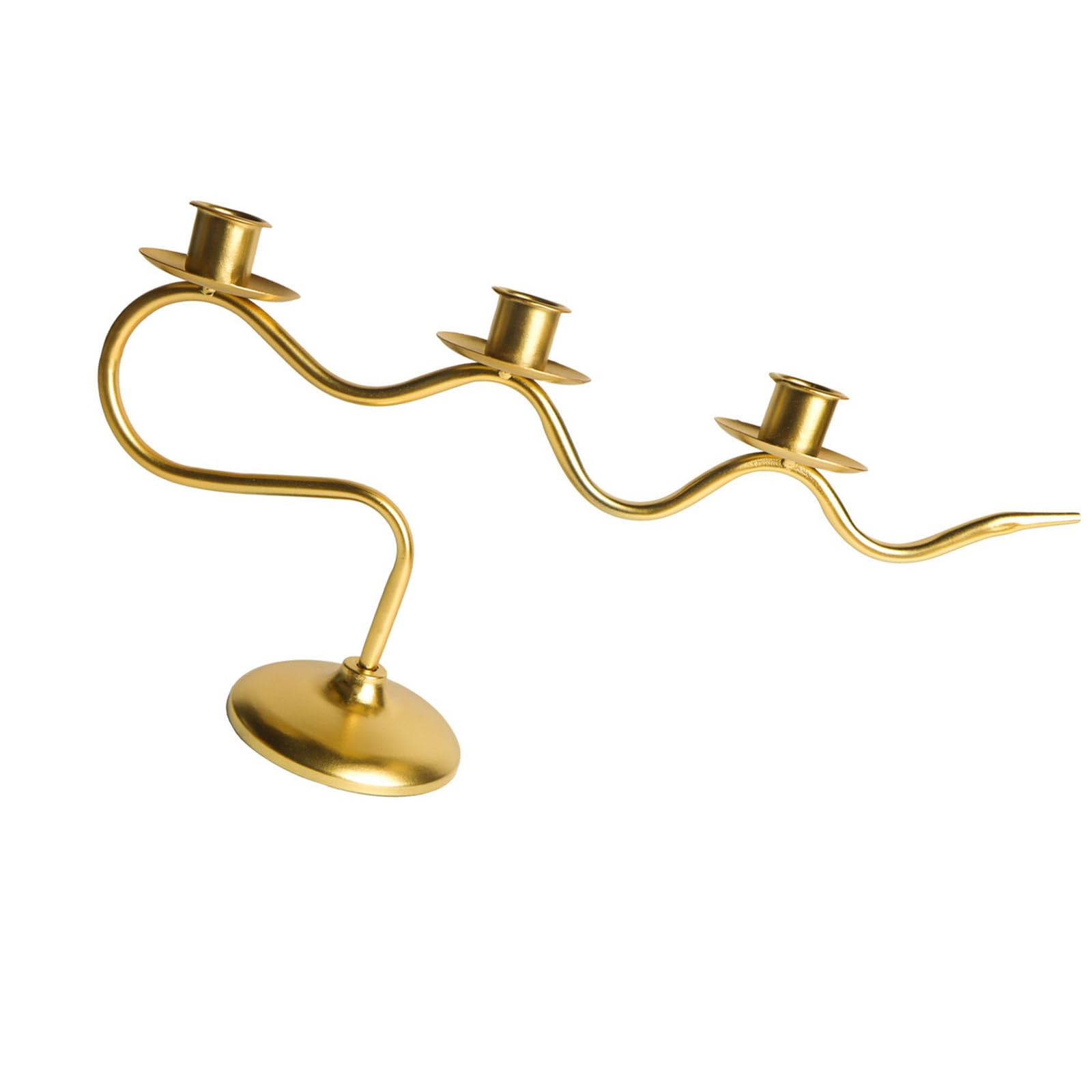 Cast Iron Metal Candelabra Candlestick Holders Decorative Stands Taper Holders for Wedding Home Decors Candlestick