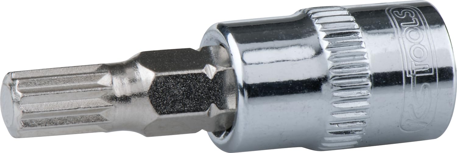 KS Tools 1/4' CHROMEplus Bit-Stecknuss XZN, M10
