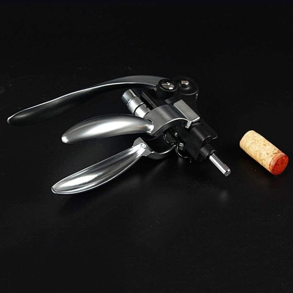 Multifunctional Corkscrew,Handheld Corkscrew,Lever-Arm Rabbit Corkscrew Premium Wine Bottle Opener with Foil Cutter