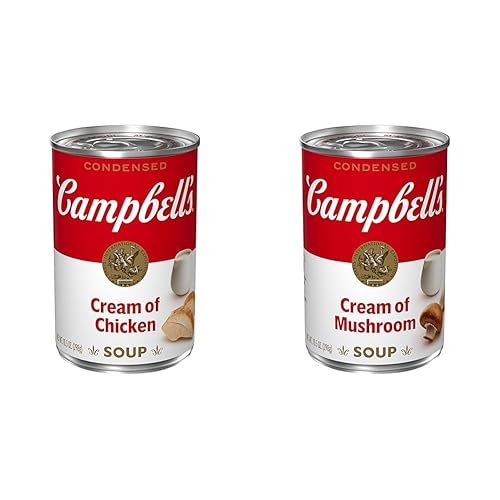 Paquete de 4 sopas condensadas Campbell's - Latas de 10.5 onzas
