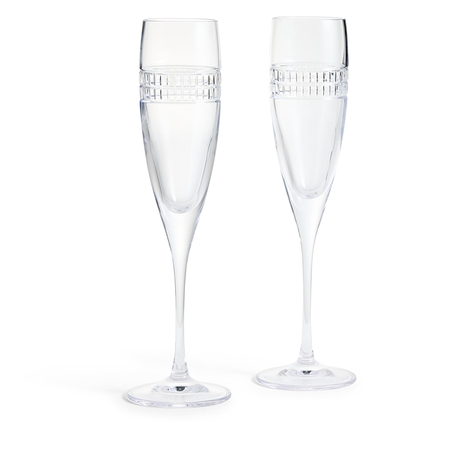 Royal Doulton Kinship Radiant juego de 2 flautas copas estables que mantienen el gas del cava
