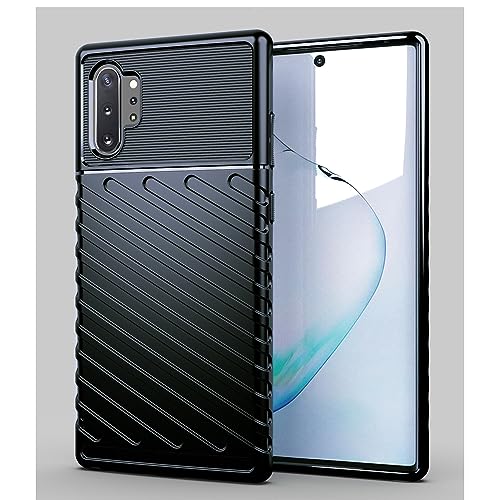 Image of Shockproof Back Cover Case for Samsung Galaxy Note 10 Plus 4G | 360 Degree Protection | Protective Design | Anti-Scratch Tough Slim TPU Case for Samsung Galaxy Note 10 Plus 4G (Blue)