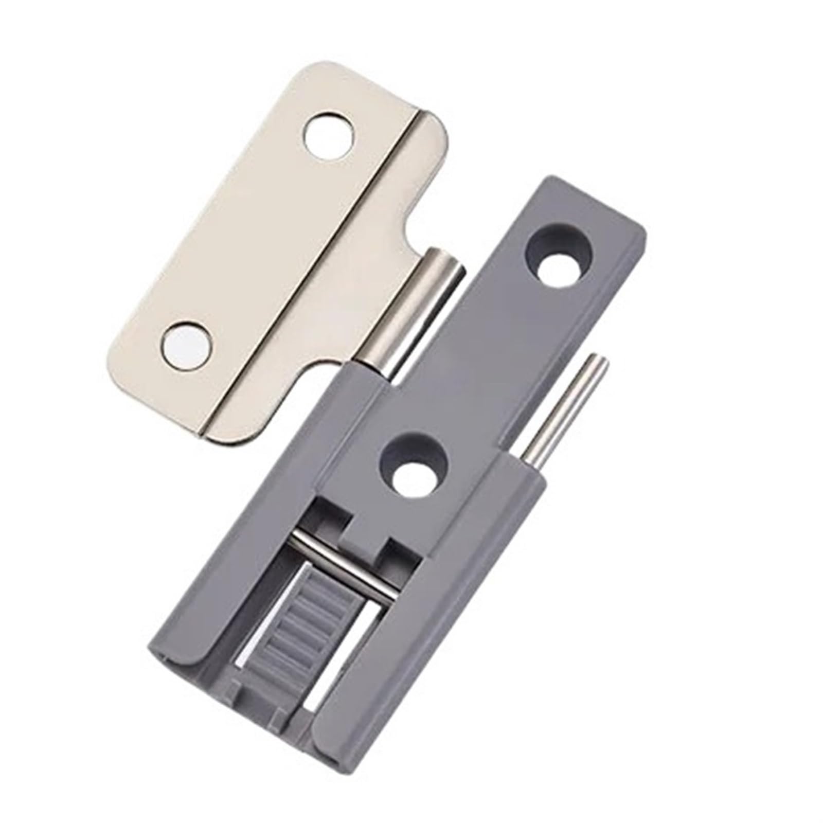 Kehtu A 4Pcs Wardrobe Folding Folding Door Hinge Bi-Fold Closet Wardrobe Cabinet Cupboard Tracked Hanging Sliding Door Hinge