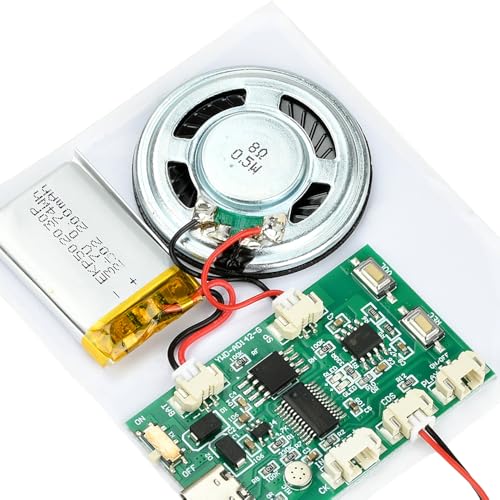 Image of Diymore DIY Birthday Cards Music Module 8MB,Magnetic Activated Sound Module with Speaker,Easy Recording for Personalized Greetings,DIY Projects Holiday Crafts Cards Gifts for Women Men Mom Kids