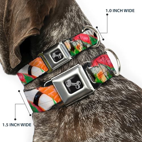Collier de chien sushi Buckle Down anti irritation pour petit cou - 3