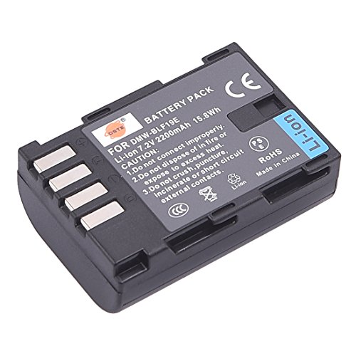 DSTE DMW BLF19E DMW BLF19 Batería Compatible para Panasonic Lumix DMC GH3, DMC GH3A, DMC GH3AGK, DMC GH3GK, DMC GH3H, DMC GH3HGK, DMC GH4