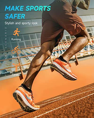 TANSTC Running Socks Anti-Blister Dempende Katoenen Sokken Trainer Sokken voor Mannen Dames Dames Sport Laag uitgesneden Ademend Atheletic Sokken Enkelsokken (6 paar) - Afbeelding 7