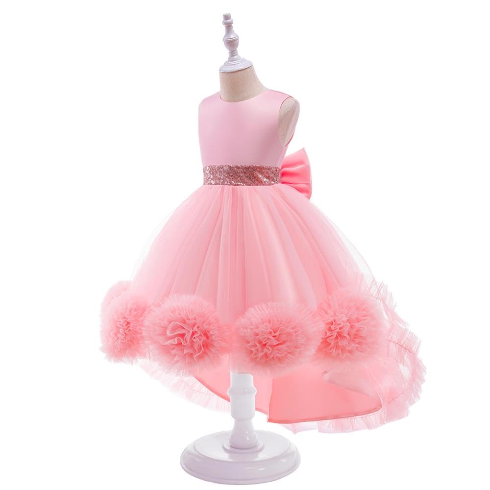 Lito Angels Robe asymétrique Fille en Tulle