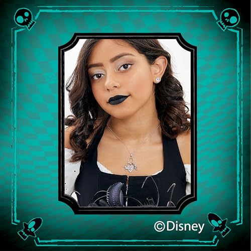 Disney The Nightmare Before Christmas Women's Necklace - Jack and Sally Pendant Necklace with Charms Jewelry4