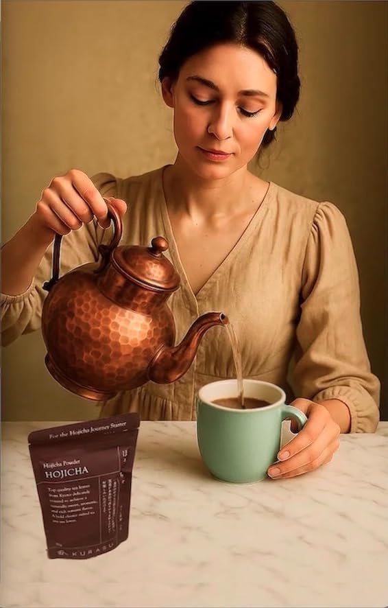 Té verde japonés tostado en polvo 50g miniatura 2
