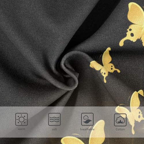 Gold Butterflies Black Girls Underwear Toddlers 2t Cotton Panties Little Girl Pattern Kids Undies Briefs3