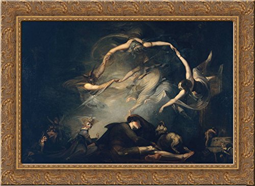 Amazon.com: The Shepherd's Dream, from 'Paradise Lost' 24x18 Gold