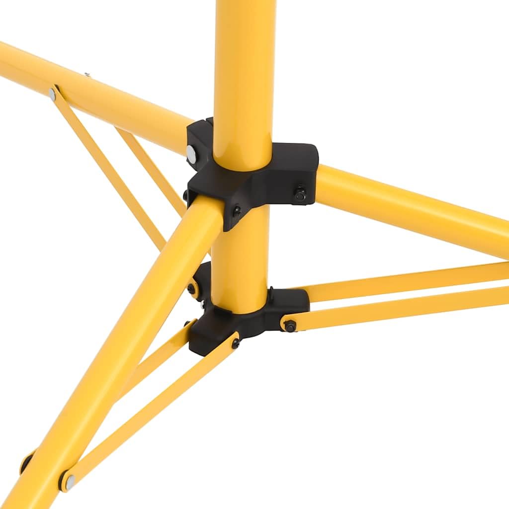 LED Arbeitsstrahler 2x100 W mit Stativ, 14000 lm 3000 K, höhenverstellbar, Baustrahler für Werkstatt und Baustelle, Schwarz