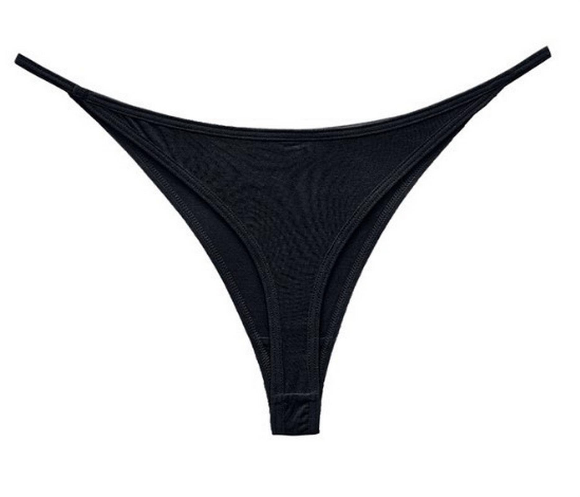 Bragas Mujer 2 Pcs Mujeres Brasas Flin Store Solid Sexy G String Rear Lingerie Mujeres Femeninas Femeninas De Algodón Sin Costura T-Back