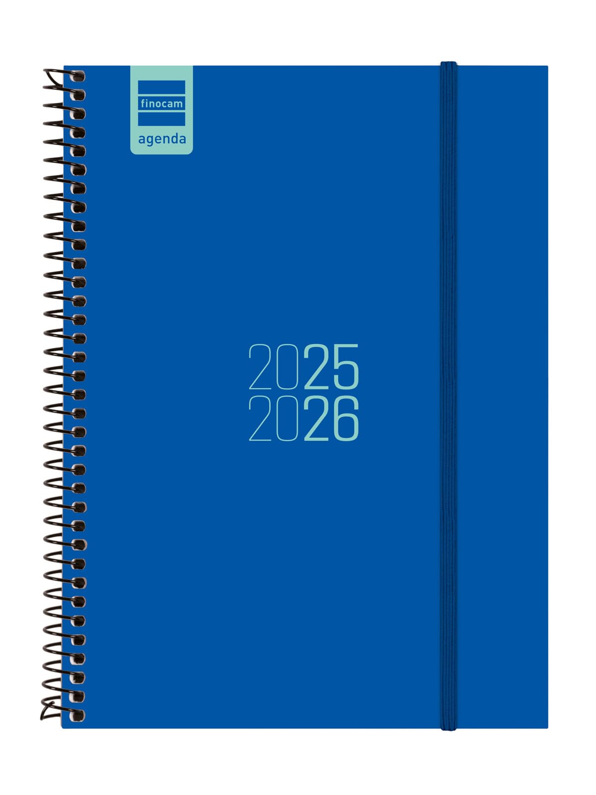 Finocam - Agenda Espir Course 2025 2026 Week to View Horizontal September 2025- August 2026 (12 months) Catalan Blue