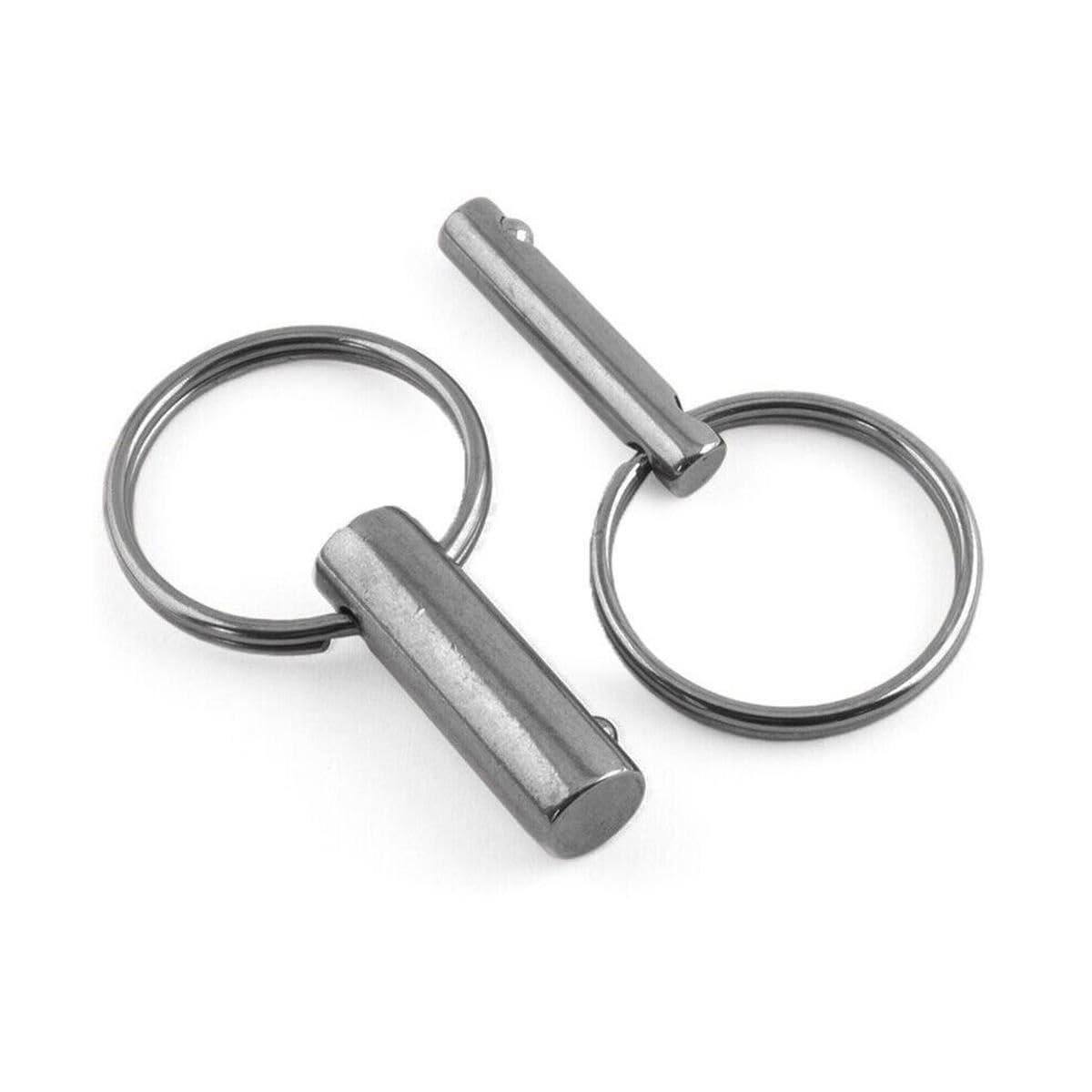 M6 x 25mm Fast Pull Ring Pins Detent Ball Lock Clevis Pin A4 Stainless Steel Marine Grade (Pack of 20)
