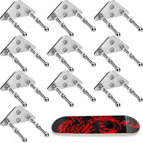 GZQIUYI 10-Pack Aluminum Skateboard Hanger