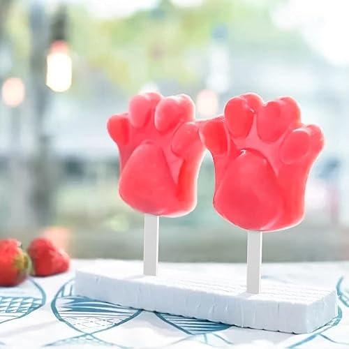Miniatura 2 de 50 palitos de paletas acrílicas, palitos reutilizables para pasteles con película protectora, para paletas de helado, fiestas y (plata espejo)