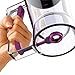 Pancake Batter Dispenser - Batter Dispenser with Squeeze Handle for Waffles, Muffins, and Crepes - Kitchen Gadgets for Baking (Purple)