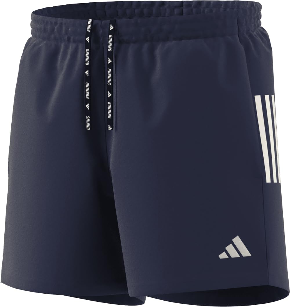 adidas Men's Own The Run Shorts, Dark Blue, Large 7 Inch Inseam