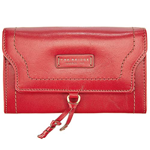 Preisvergleich Produktbild The Bridge Elba Damengeldbörse 17 cm Rosso