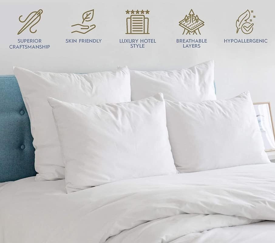 Image of Bed Sheet Queen Size Cotton - Pure Egyptian Cotton Queen Size BedSheet with Pillow Cover - Solid Ivory 600 Thread Count - Stain Resistant, Skin Friendly, Organic Cotton BedSheet