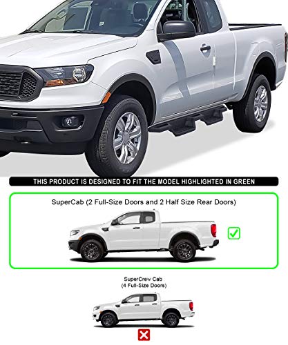 Barras Laterales Acero Inoxidable 6.5in para Ford Ranger miniatura 2