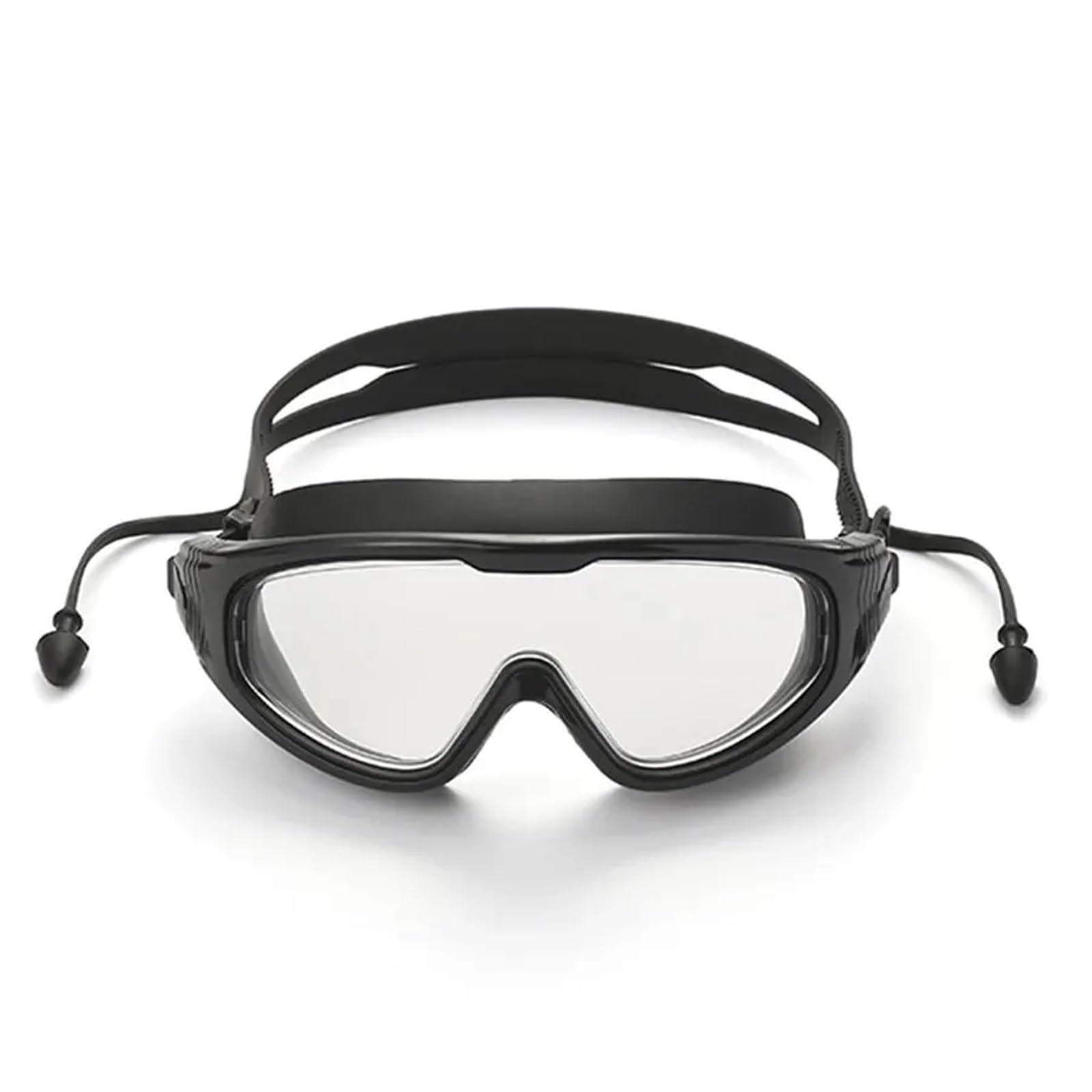 Occhiali Da Nuoto Adult Swimming Goggles Waterproof And Anti-fog HD Diving Goggles Transparent Large Frame