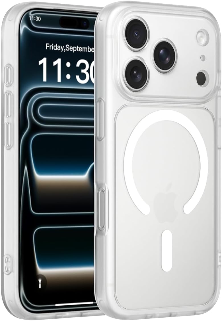MYY Magnetic for iPhone 17 Pro Max Case, 6.9 Inch, Matte Clear