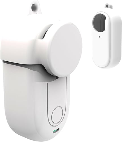 Miimall Compatible con Insta360 GO3 - Funda de silicona + tapa de lente, protección de golpes y arañazos para cámara de acción Insta360 Go3,