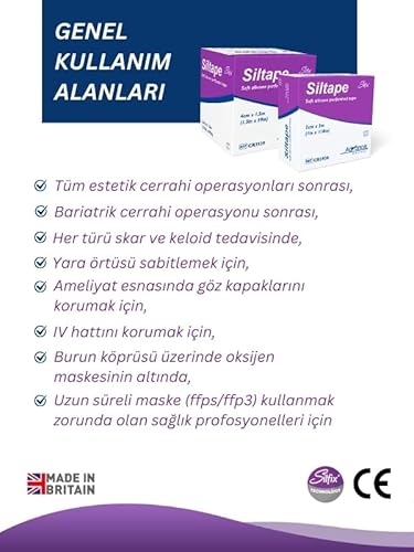 Silikonpflaster Advancis Siltape Rollenpflaster aus Silikon 2 cm x 3 m [1 Rolle]