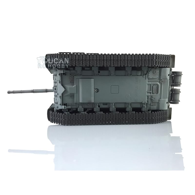 Char RC Henglong T90 Vert 1/16 Avec Tourelle 360° Et Chenilles Métalliques - Modèle 3938 Prêt à Rouler
