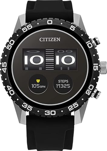 Citizen Cz Smart Gen 2 44Mm Sport Smartwatch With Youq App Featuring Ibm Watson® Ai And Nasa Research, Touchscreen, Wear Os By Google™, Hr, Gps, Activity Tracker, Amazon Alexa™ Built-In #TOP8