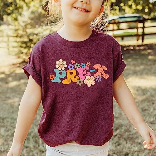 Pre-K Groovy Daisy First Day of School T-Shirt Back to School 1st Day of School Outfit2