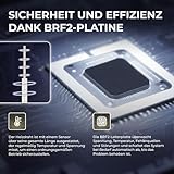 BR Bringer Infrarot Heizkissen mit Abschaltautomatik - 6 Heizstufen (25-60°C), Überhitzungsschutz, Maschinenwaschbar, LED Display, sehr weiches Flanell (Blau, 60 x 30 cm)