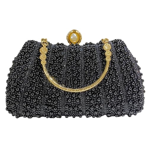 Sac à main perles de luxe pochette mariage élégante soirée chic