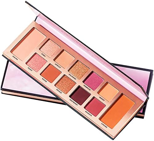 MYUANGO Gentle as Ever Eyeshadow Richly Pigmented Soft and Smooth Powder Blendable Waterproof Matte Shimmer Makeup Palette Purple Long Lasting Pallet Eye Makeup
