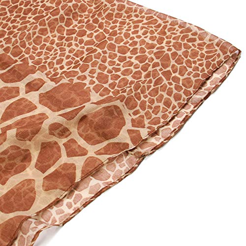 Scarf& Scarfand's Infinity Animal Print (Giraffe Brown) #TOP3