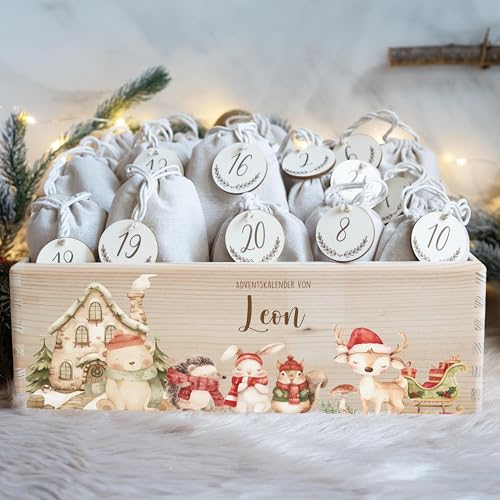 KIDSMOOD - Personalisierter Adventskalender 2025 für Überraschungen,...