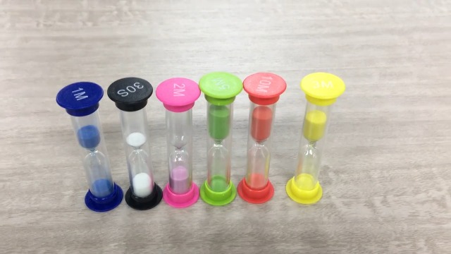 Factory Plastic Sand Timers Kids 1 2 3 5 Min Color Sand Hourglass for Tooth Brus