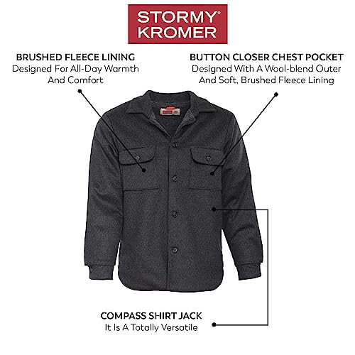 Stormy Kromer Compass Shirt Jack, Long Sleeve Men’s Button Up Jacket4