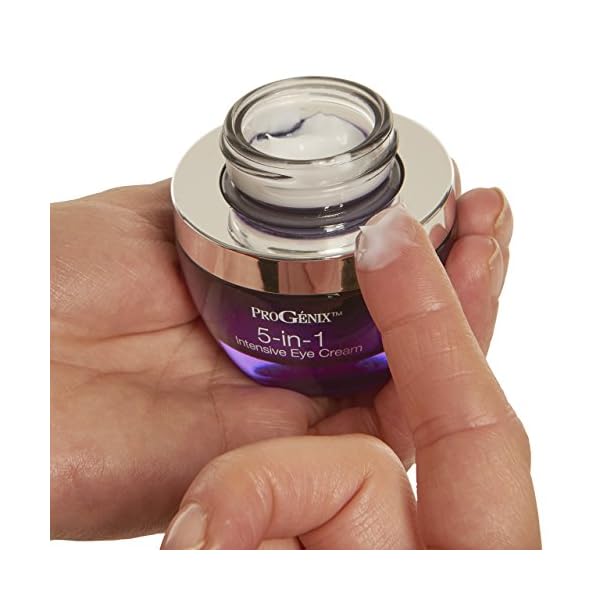 ProGenix 5 in 1 Intensive Eye Cream for Wrinkles, Puffiness, Dark Circles, Sagging Skin, & Expression Lines. 1oz Bottle