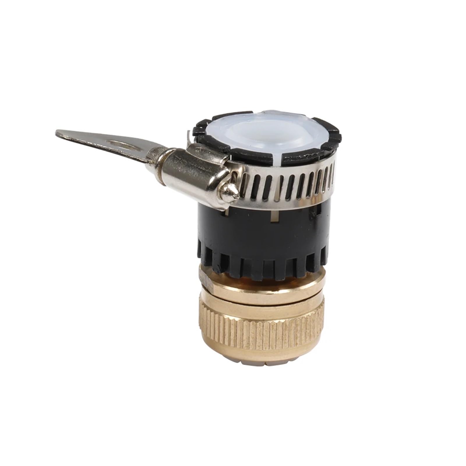 6 accesorios universales para grifo, conector rápido de latón, adaptador de riego de jardín, accesorios de manguera de riego (plateado)