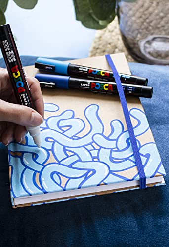 Posca PC-17K PC-8K PC-7M PC-5M PC-3M PC-1M PC-1MR PCF-350 noir