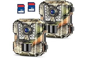 WOSPORTS Mini Trail Camera 4 Pack 24MP 1080P HD, Game Hunting Camera...