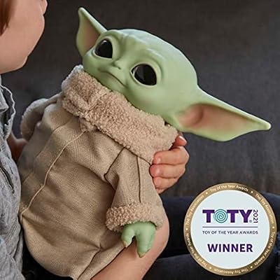 Mattel Star Wars Grogu Plush Toy, 11-inch Character Figure with Soft Body. Inspired by Star Wars The Mandalorian